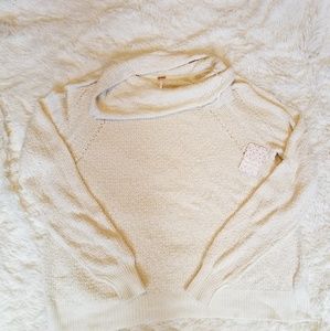 Free People Crochet Knit Sweater